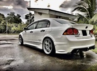 Honda Civic Fd 2006 2007 2008 2009 2010 2011 Wald boot trunk bonnet spoiler wing Ducktail lip fd2 fd