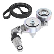 Anxingo 39092 Serpentine Drive Belt Kit with Tensioner, Replacement for Honda Accord 2008-2010, Acco