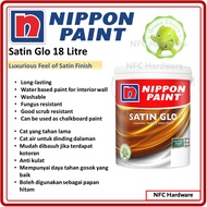 NIPPON PAINT Satin Glo 1001 Brilliant White 18 Litre
