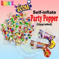 730Baby Automatic Inflation Confetti Popper Gun Fireworks Cannons Poppers For Birthday Graduation Ce