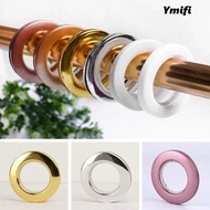 YMIFI Curtain Eyelet Ring, Hanging Mute Curtain Grommet,  Plastic Hanging Curtain Ring Bathroom
