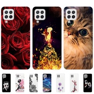 Soft Casing Samsung Galaxy A22 4G / 5G Case Cover TPU Silicone Painted Samsung A22 GalaxyA22 Phone C