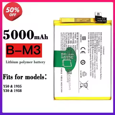 B-C9 B-K6 B-E8 B-M3 B-F0 B-P1 Battery For VIVO IQOO Z6 V7 8 V11 V11i Y97 V17 V19 V7 Y75 Y75A Y75s X2