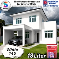 18L Nippon Paint Exterior Weatherbond White 145