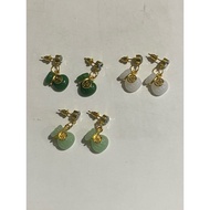WOMEN'S EARRINGS WITH TUI TIEN SHAPE STONE mb Bt31