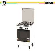 Zanussi ZCG530W Freestanding Gas Range Cooker 62L Gas Oven 3 Gas Burners - White