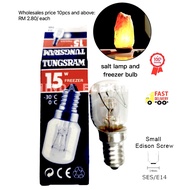 Tungsram E14/ B22 15W 230V Light Bulb/ Freezer light/ Salt lamp light/ Screw Cap Refrigerator light