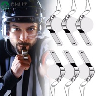 CHLIZ 2pcs Metal Whistle Hot sale With Yellow Rope Referee Sport Rugby Stainless Steel Whistles