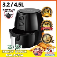 3.2/ 4.5L Air Fryer Large Capacity Electric Fryer Oil-Free Electric Fryer