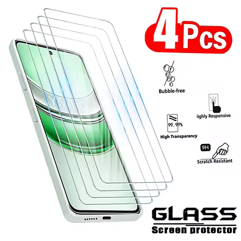 4Pcs Tempered Glass for Realme C73 C75 C71 C75x C67 C65 C63 C61 C55 C53 C51 4G 5G Screen Protectors 