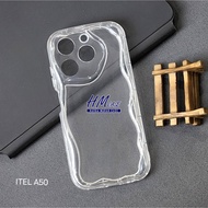 Itel A50 Case Melting Softcase Bening Silikon Wave Clear Case Itel A50