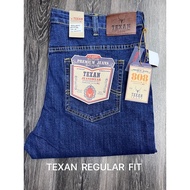 Seluar Jeans TEXAN Regular fit 808 MBL Warna Biru👉 free Holder👍
