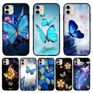 Samsung Galaxy A10 A20 A30 A40 A50 A70 A80 Phone Case Colorful Butterfly Print Soft TPU Casing