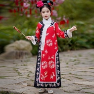 New Children's Checked Costume Kids Girl Costume Performance Costume Ethnic Costume Kindergarten Hav