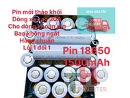 pin 18650 xám dung lượng 1500mAh xã cao cho máy khoan pin