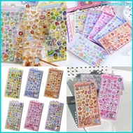 HO Clear Cartoon 3D Animal Sticker Water Resistant for Scrapbooking Journal Planner
