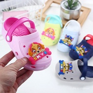 PAW Patrol Hole Shoes Children's Summer Hollow out Shoes Men's and Women's Baby Anti-Slip Infant Slippers Indoor Baotou Beach Sandals and Slippers Infant Slippers Beach Shoes Anti-Collision Non-Slip Slippers