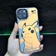 For iPhone 11/12/13/14/15 Pro max Case Cute Cartoon Pikachu Laser Case For iPhone 11,12,13,14,15,11P