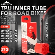 TPU Material Ultralight Road Bike Inner Tube 650×23-32C 29inch Tire 45/65mm Length French Valve cycl