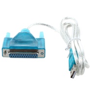 GO Auto-USB to Printer DB25 25-Pin Parallel Port Cable Adapter