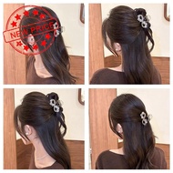 Flower Medium Grab Clip Women's Half-updo Hair Clip Clip Sub Shark Volume Hair Clip Temperament D8m4