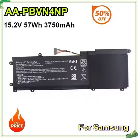 AA-PBVN4NP Laptop Battery for Samsung Ativ Book 6 15.6" NP670Z5E NP670Z5E-XD2 NP670Z5E-X01 NP670Z5E-