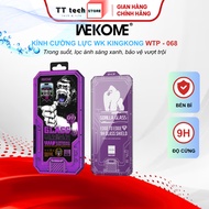 WK KINGKONG HD WTP tempered glass - 068 9H hardness, scratch resistant, transparent, full border des