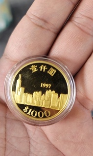 1997年香港1000圓回歸紀念金幣