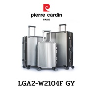 Pierre Cardin  กระเป๋าเดินทาง กระเป๋าไฟเบอร์ล้อลาก กระเป๋าขึ้นเครื่อง  รุ่น LGA2-W2104F หลายขนาด 20/25/29พร้อมส่ง ราคาพิเศษ GY เทา 20