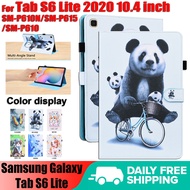 [Ready Stock] Tablet Full Body Protection Case Cute Animals Painted Flip Leather Cover For Samsung Galaxy Tab S6 Lite 2020 10.4 inch SM-P610N SM-P615 SM-P610