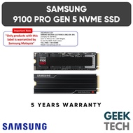 SAMSUNG SSD 9100 Pro PCIe 5.0 x4 M.2 2280 Gen5 SSD Solid State Drive 1TB/2TB/4TB