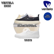 Ventela Icon Black natural White/ Free Socks & Stickers