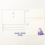 文豪鶴稿紙信紙組 鳥 和風 日本 和風 動物 貼紙 信封 信紙 小說 文學 鋼筆