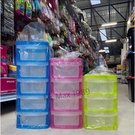 Storage Drawer Size 2/3/4/5 Tier Plastic Rack
