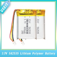 582535 602535 3.7V 600mAh Rechargeable Lithium Polymer Battery Li-ion Cell For DVR GPS LED Lights Sm