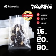 Vacuum Retort Plastic Vacuum Bag Retor 15x20 Frozen Food Vacuum Plastic