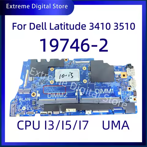 19746-1 is suitable for Dell Latitude 3410 3510 laptop motherboard, I3 I5 I7-10TH CPU. Please pay at
