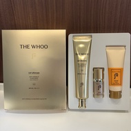 The History of Whoo Sunscreen Set 75ml + Facial Cleanser + Anti-Aging Essence