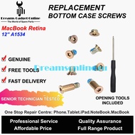 Replacement Bottom Case Screw Set for MacB00k Retina 12 A1534 free Screw Driver