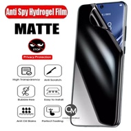 Anti-scratch Hydrogel spy matte privacy screen protector Samsung A35 5G A55 5G