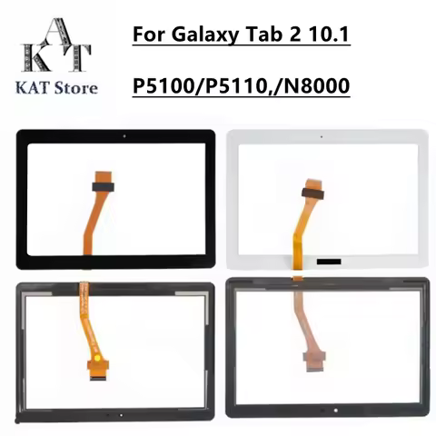 10.1" Touch Screen Digitizer Compatible For Galaxy Tab 2 P5100 P5110 P5113 N8000 N8010 Front Glass L