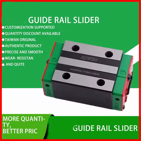 1PCS HGL15CA+1PCS HGR15 Rail Original HGL15CA Block HGL15CAZAC HGL15 HGL15R HG15 Length 200mm 300mm 
