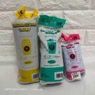 (TPS-1921R/2836R/3642R)Roll Garbage Bag Black (20lt 28''x36'') (80lt 36''x42'')黑色卷式垃圾袋 Gulung Beg Sa