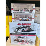 INNO Malaysia Version Toyota AE86 Mitsubishi EVO III Dual Car Set Car Model Alloy Car Model 1/64 AE8