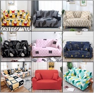 [JTKIDDO] Elastic Sofa Cover/Universal Sofa Cover/Sofa Bed Cover/Sofa Protector/Free Cushion Cover