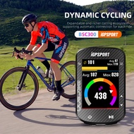 IGPSPORT BSC300 Bike speedometer wireless water proof IPX7 Rechargeable Bike Computer speedometer GPS 2.4 inch LCD display Bluetooth ANT+ mtb speedometer Road speedometer bike