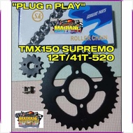 12T/41T-520'um?TMX150:yr%SUPREMO_q$SPROCKET^u$SET