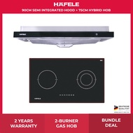 Hafele 90cm Semi Integrated Hood + 75cm Hybrid Hob (536.08.901)