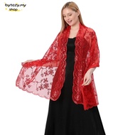 BYTEZY Lady Cape Wraps, Bridal Party Evening Dresses Shawl, Bridesmaid Wedding Sequined Wraps