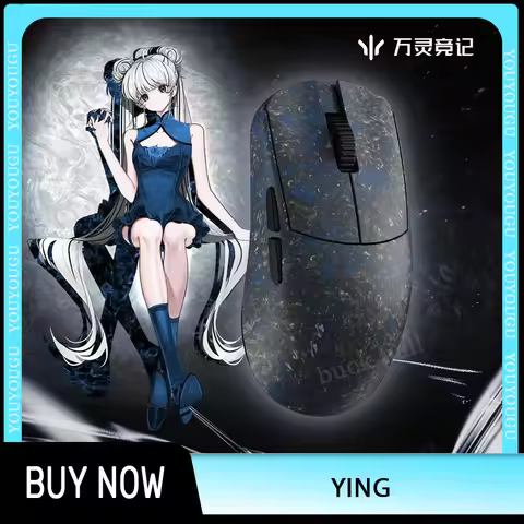 Wanling Wlmouse Ying Wireless Mouse Forged Carbon PAW3950HS 8K Dual Mode 2.4G Wireless Gaming Mouse 